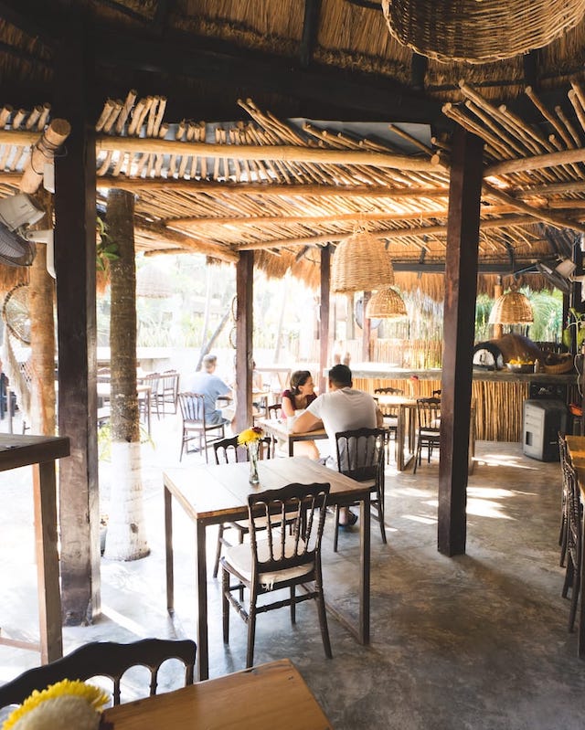 Restaurant near Tulum, Mexico